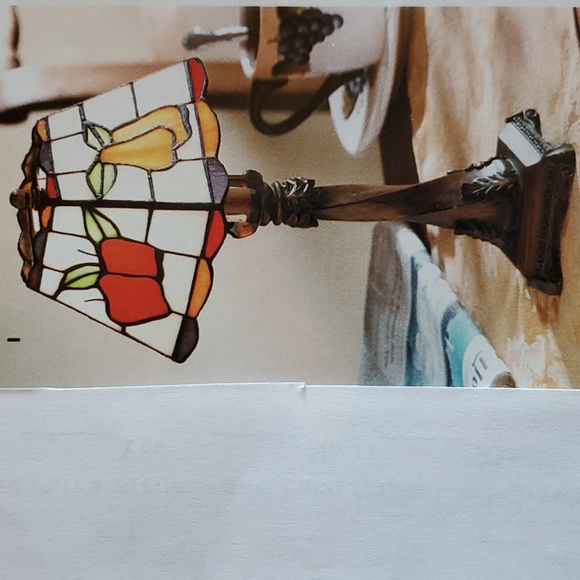 Home Interiors Fruit Lamp for table New 13" high original box Vintage Sonoma - Picture 11 of 12